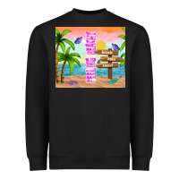 Black feeling beachy Heavyweight Sweatshirt - TumblerDesignByShophia