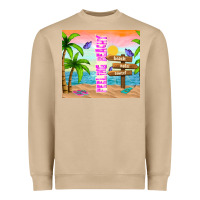 Mushroom feeling beachy Heavyweight Sweatshirt - TumblerDesignByShophia