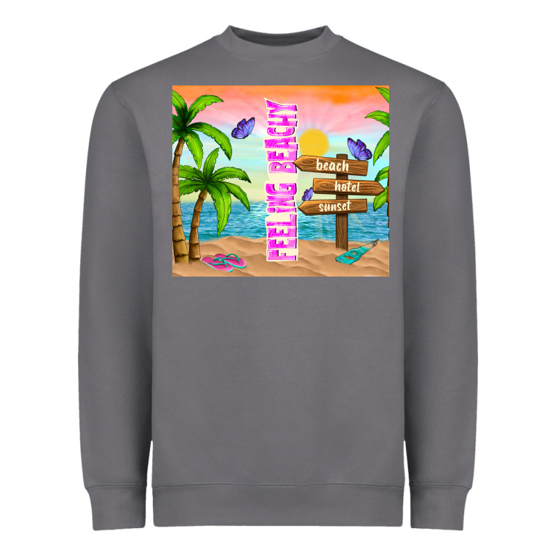 Feeling Beachy Heavyweight Sweatshirt by TumblerDesignByShophia | Teevron