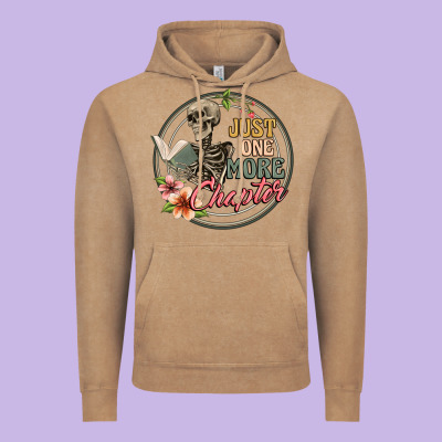 Just One More Chapter Vintage Hoodie Designed By Artiststas