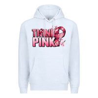 White Think pink Cancer Awareness Premium Hoodie - FaDigitalArtStudio