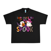 Black too cute to spook Urban Heavy Tee - BarkalooDesign