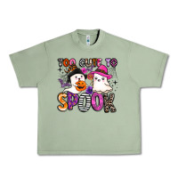 Oil Green too cute to spook Urban Heavy Tee - BarkalooDesign