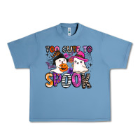 Pebble Blue too cute to spook Urban Heavy Tee - BarkalooDesign