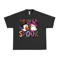 Pigment Black too cute to spook Urban Heavy Tee - BarkalooDesign