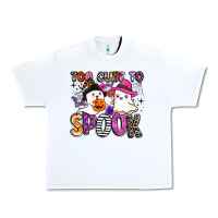 White too cute to spook Urban Heavy Tee - BarkalooDesign