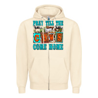 Sandshell pray till the cows come home olivia Zipper Hoodie - OliviaCreatesArt