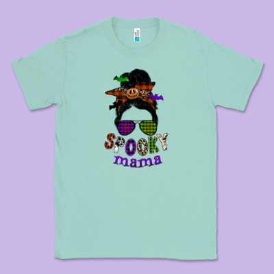 Spooky Mama Classic Tee Designed By Sublimationcraftshop