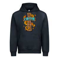 Navy Western Faith Cross Butterfly Urban Hoodie - LillyAllenDesigns