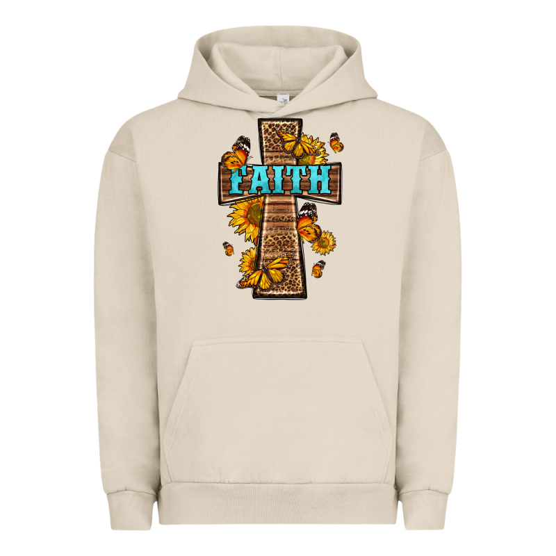 Western Faith Cross Butterfly Urban Hoodie by LillyAllenDesigns | Teevron