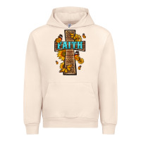 Sandshell Western Faith Cross Butterfly Urban Hoodie - LillyAllenDesigns