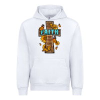 White Western Faith Cross Butterfly Urban Hoodie - LillyAllenDesigns