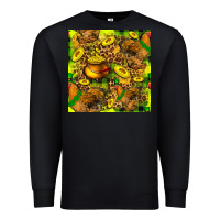 Black St. Patrick's Chicken With Pot Of Gold Premium Sweatshirt - FaDigitalArtStudio