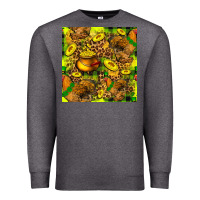 Charcoal Heather St. Patrick's Chicken With Pot Of Gold Premium Sweatshirt - FaDigitalArtStudio