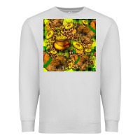 Dove Grey St. Patrick's Chicken With Pot Of Gold Premium Sweatshirt - FaDigitalArtStudio