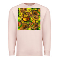 Pale Pink St. Patrick's Chicken With Pot Of Gold Premium Sweatshirt - FaDigitalArtStudio