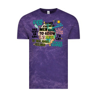 Cloud Purple mens mental health matters Vintage Tee - Artiststas