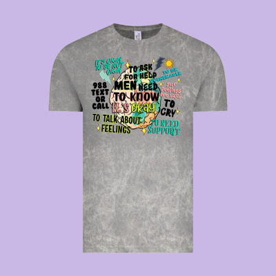 Mens Mental Health Matters Vintage Tee Designed By Artiststas