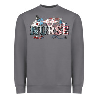 Storm American Nurse 4th of july Heavyweight Sweatshirt - HowdyJamesFarm