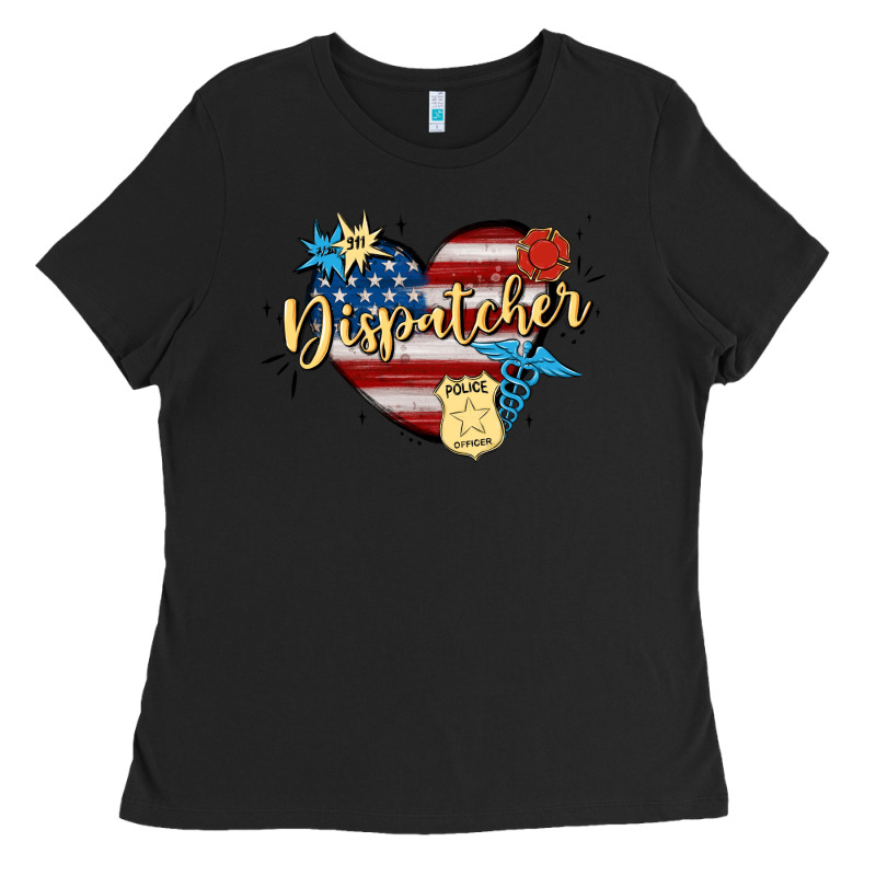 911 Dispatcher Ladies Tee by MaliasSmallBusiness | Teevron