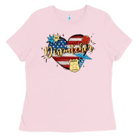 Bubblegum Pink 911 dispatcher Ladies Tee - MaliasSmallBusiness