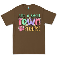 Cacao just a small town florist Premium Tee - MaliasSmallBusiness