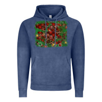 Vintage Denim christmas background Vintage Hoodie - RanaPortraitStore