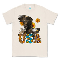 Natural Western Usa Eagle 4th of July Classic Tee - LillyAllenDesigns