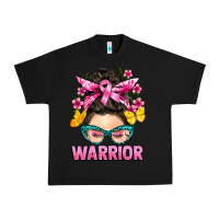 Black cancer warrior messy bun Urban Heavy Tee - BarkalooDesign