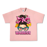 Salmon cancer warrior messy bun Urban Heavy Tee - BarkalooDesign