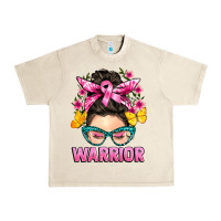 Sandshell cancer warrior messy bun Urban Heavy Tee - BarkalooDesign