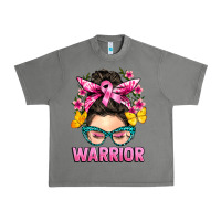 Tornado cancer warrior messy bun Urban Heavy Tee - BarkalooDesign