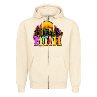 Sandshell softball mini Zipper Hoodie - OliviaCreatesArt