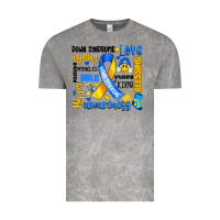 Down Syndrome Awareness Typography Vintage Tee | Teevron