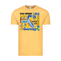Vintage Mustard down syndrome awareness typography Vintage Tee - Artiststas