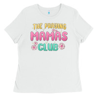 White the praying mamas club Ladies Tee - MaliasSmallBusiness