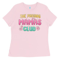 Bubblegum Pink the praying mamas club Ladies Tee - MaliasSmallBusiness