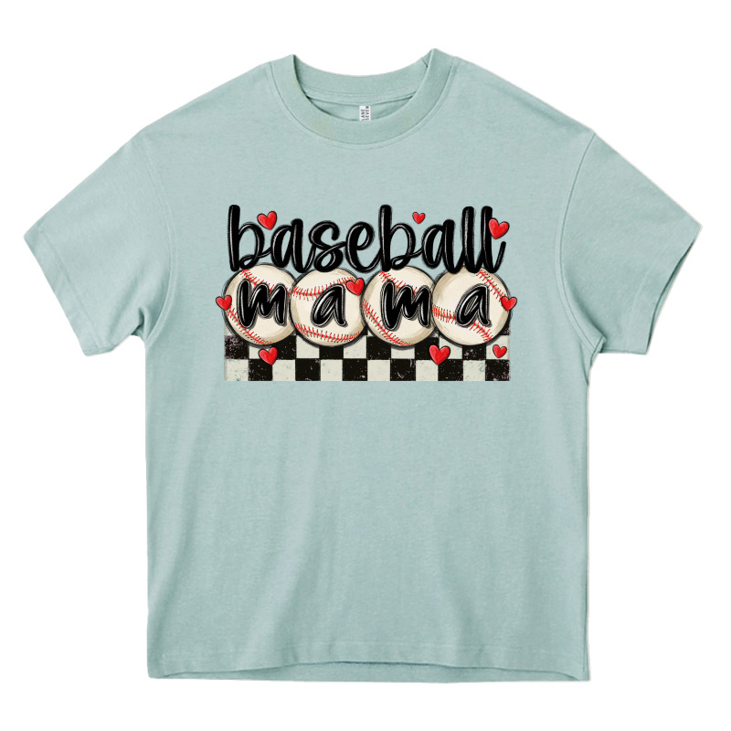 Baseball Mama Heavy Core Tee by MaliasSmallBusiness | Teevron