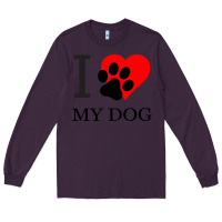 Plum I My Dog Long Sleeve Tee - Bettercallsaul
