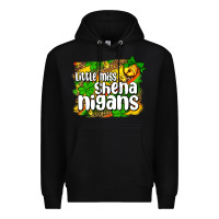 Black St. Patrick's Little miss shenanigans Premium Hoodie - OliviaCreatesArt