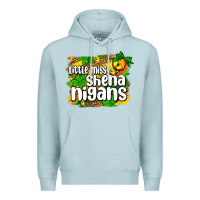 Blue Mist St. Patrick's Little miss shenanigans Premium Hoodie - OliviaCreatesArt