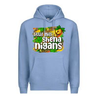 Colony Blue St. Patrick's Little miss shenanigans Premium Hoodie - OliviaCreatesArt