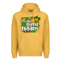 Mustard St. Patrick's Little miss shenanigans Premium Hoodie - OliviaCreatesArt
