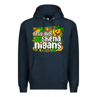 Navy St. Patrick's Little miss shenanigans Premium Hoodie - OliviaCreatesArt