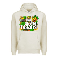 Oatmeal Heather St. Patrick's Little miss shenanigans Premium Hoodie - OliviaCreatesArt