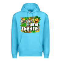 Ocean Blue St. Patrick's Little miss shenanigans Premium Hoodie - OliviaCreatesArt