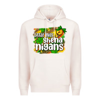 Pale Pink St. Patrick's Little miss shenanigans Premium Hoodie - OliviaCreatesArt