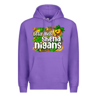 Purple St. Patrick's Little miss shenanigans Premium Hoodie - OliviaCreatesArt