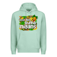 Seafoam St. Patrick's Little miss shenanigans Premium Hoodie - OliviaCreatesArt