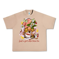 Burro just a girl who loves tea gnome Urban Heavy Tee - BarkalooDesign